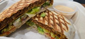 Perfectly made crunch wrap at Sri Mantra Restaurant & Boutique  (aka CeyoLanka Family) in Louisville