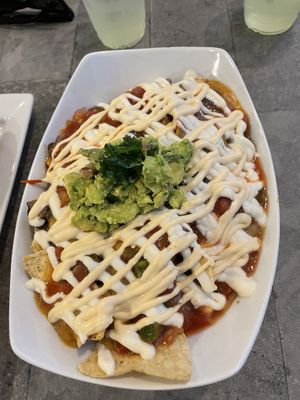 Nachos at The Vegetable Hunter Cafe and Boutique Brewery in Harrisburg