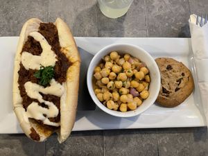 BBQ pulled pork at The Vegetable Hunter Cafe and Boutique Brewery in Harrisburg