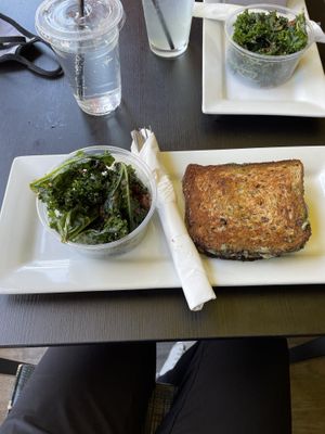 Grilled cheese  at The Vegetable Hunter Cafe and Boutique Brewery in Harrisburg