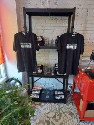 Stuff we all get...SWAG at The Vegetable Hunter Cafe and Boutique Brewery in Harrisburg