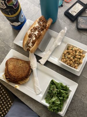 A normal lunch for two  at The Vegetable Hunter Cafe and Boutique Brewery in Harrisburg