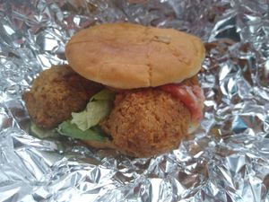 Chicken bacon ranch at The Vegetable Hunter Cafe and Boutique Brewery in Harrisburg