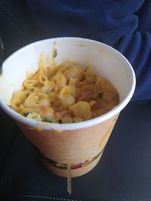 Mac n cheese at The Vegetable Hunter Cafe and Boutique Brewery in Harrisburg