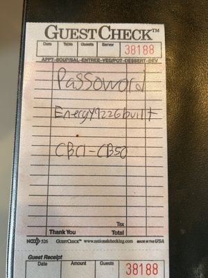 Wi-Fi passcode   at The Vegetable Hunter Cafe and Boutique Brewery in Harrisburg