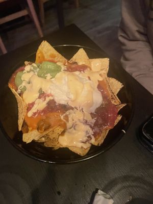 Nachos  at The Vegetable Hunter Cafe and Boutique Brewery in Harrisburg
