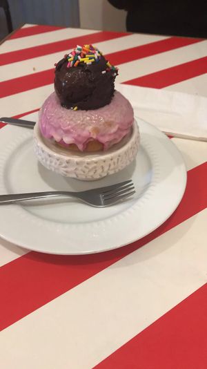 Donut explosion at The Vegetable Hunter Cafe and Boutique Brewery in Harrisburg