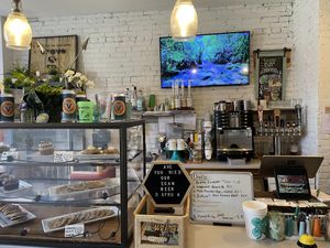 Ordering  at The Vegetable Hunter Cafe and Boutique Brewery in Harrisburg