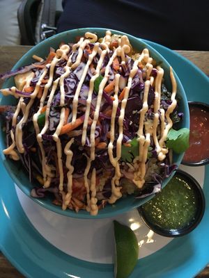 Taco Bowl - The Vegetable Hunter - Harrisburg, PA - Photo By: ecoRDN - ecoRDN.com at The Vegetable Hunter Cafe and Boutique Brewery in Harrisburg