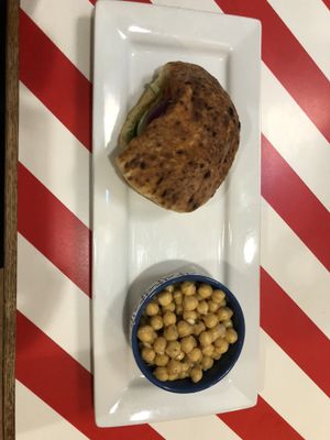 Crab cake at The Vegetable Hunter Cafe and Boutique Brewery in Harrisburg