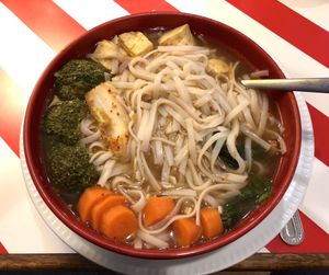 Great noodle bowl  at The Vegetable Hunter Cafe and Boutique Brewery in Harrisburg