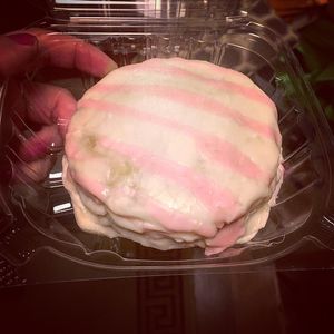 Vanilla cake  at The Vegetable Hunter Cafe and Boutique Brewery in Harrisburg