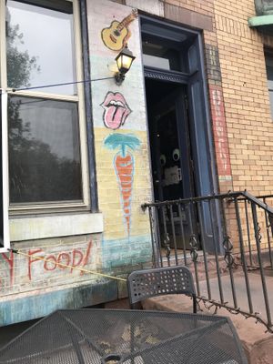 Entrance on N2nd Street at The Vegetable Hunter Cafe and Boutique Brewery in Harrisburg