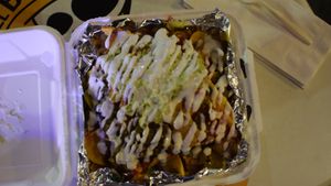 nachos not listed on the menu at El Borracho - Pike Place Market in Seattle