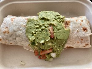 Seitan burrito  at El Borracho - Pike Place Market in Seattle