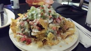 Loaded Vegan Nachos at El Borracho - Pike Place Market in Seattle