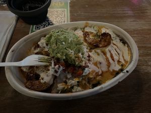 Tajin Shrymp Bowl  at El Borracho - Pike Place Market in Seattle