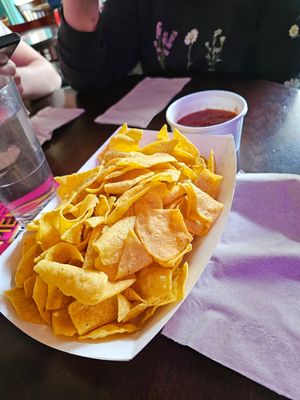 Chips and salsa at El Borracho - Pike Place Market in Seattle