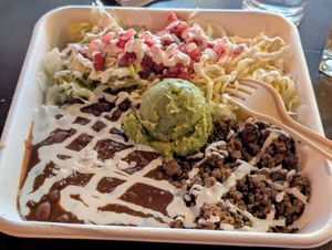 Impossible bowl at El Borracho - Pike Place Market in Seattle