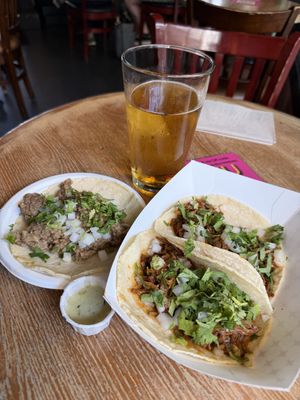 They gave me a wrong taco so i got a third taco for free. What a good experience.  at El Borracho - Pike Place Market in Seattle