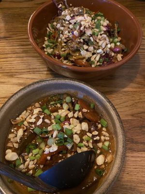 Vegetable Massaman Curry with Burmese Tofu  at Moksha in Kaunas