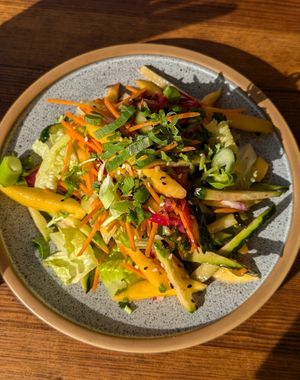 Mango Salad at Moksha in Kaunas