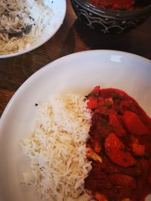 Vegetablecurry at Moksha in Kaunas