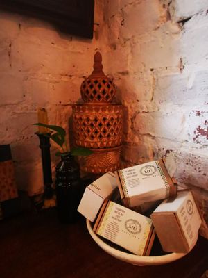 Nice interior tuch at Moksha in Kaunas