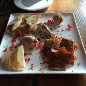 Beautiful 'cheese' plate! at Sanctuary Bistro in Charlotte