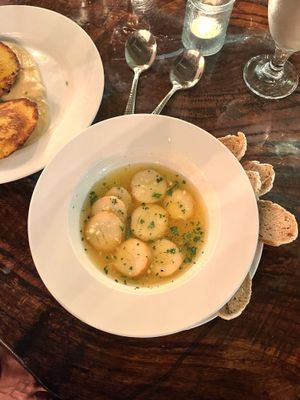 King trumpet scallops 💚 #Veganuary at Sanctuary Bistro in Charlotte