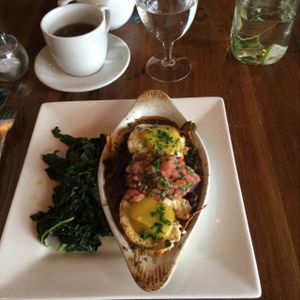 chillaquelles at Sanctuary Bistro in Charlotte