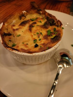 Broccoli Souffle at Sanctuary Bistro in Charlotte