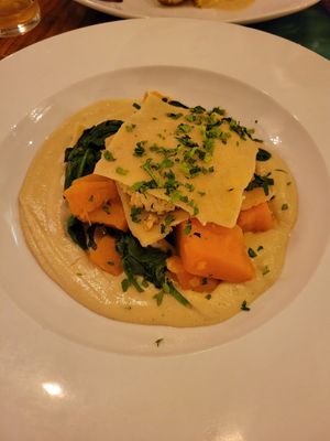 Hand Stacked Lasagne at Sanctuary Bistro in Charlotte