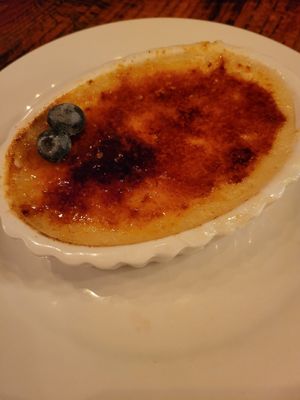 Creme Brulee at Sanctuary Bistro in Charlotte