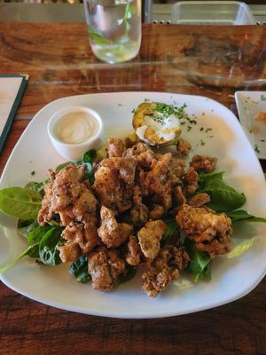 Oyster Plate at Sanctuary Bistro in Charlotte
