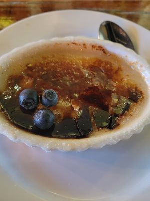 Creme Brulee (I got a little enthusiastic and Smashed it before I remembered to take a pic) at Sanctuary Bistro in Charlotte