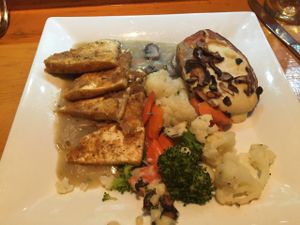 Tofu Scallopini at Sanctuary Bistro in Charlotte