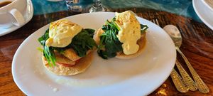 Florentine w tofu! at Sanctuary Bistro in Charlotte