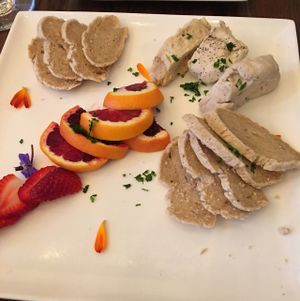 three cheeze plate  at Sanctuary Bistro in Charlotte