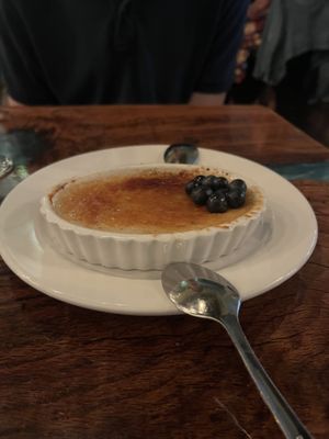 Creme brulee   at Sanctuary Bistro in Charlotte