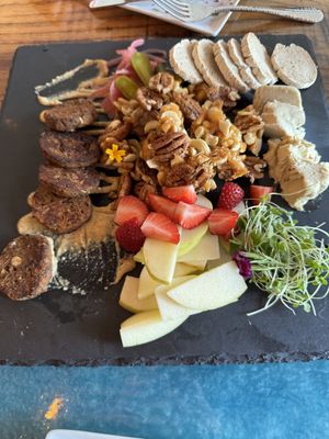 Charcuterie plate was excellent !  at Sanctuary Bistro in Charlotte