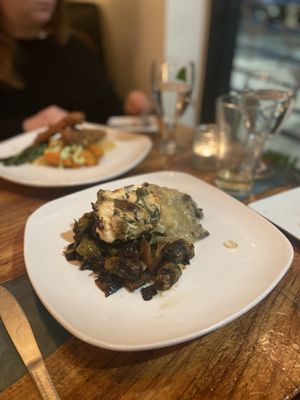 Sanctuary Bistro - Portabella Rockerfellerr  at Sanctuary Bistro in Charlotte