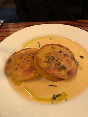 Pan Fried Ravioli  at Sanctuary Bistro in Charlotte