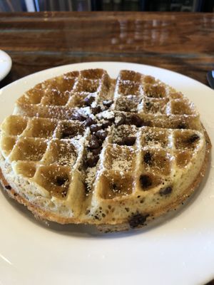 Chocolate Chip Waffle at Sanctuary Bistro in Charlotte
