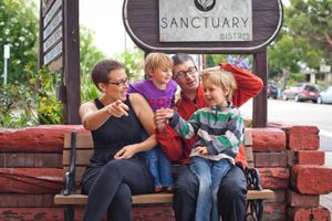 The Jones Horton FAmily at Sanctuary Bistro in Charlotte