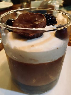Chocolate mousse  at Sanctuary Bistro in Charlotte