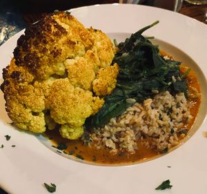 Curry cauliflower  at Sanctuary Bistro in Charlotte