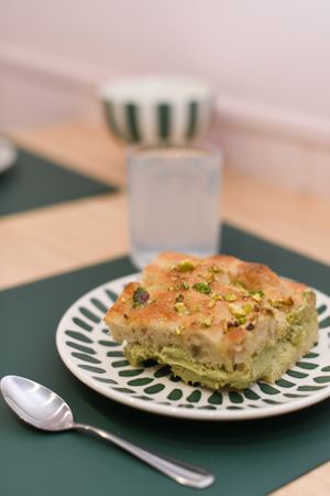 Focaccia Dolce Pistache at Gianina in Macon