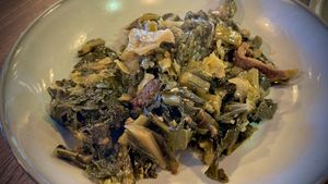 Money Greens fantastic !  at Mac & yease  in Los Angeles