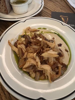 They have cooked and seared the mushrooms very well, a great chef  at Kin Kin Hotel in Kin Kin